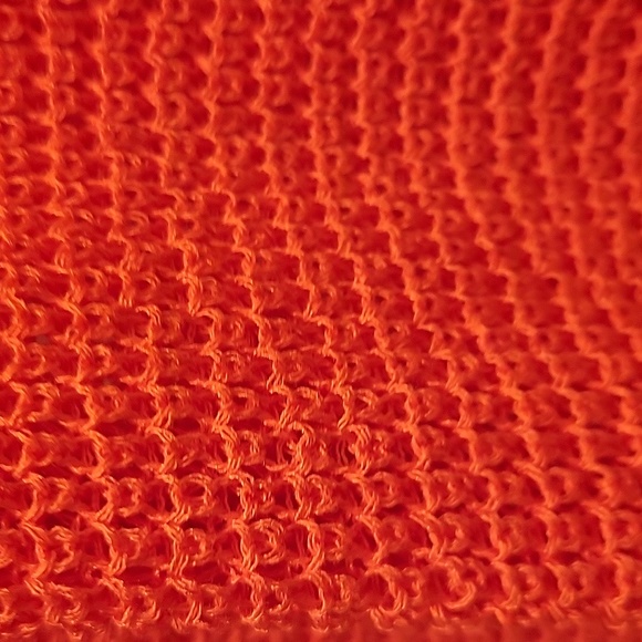 Tcec open shoulder pumpkin sweater size med - Picture 3 of 3